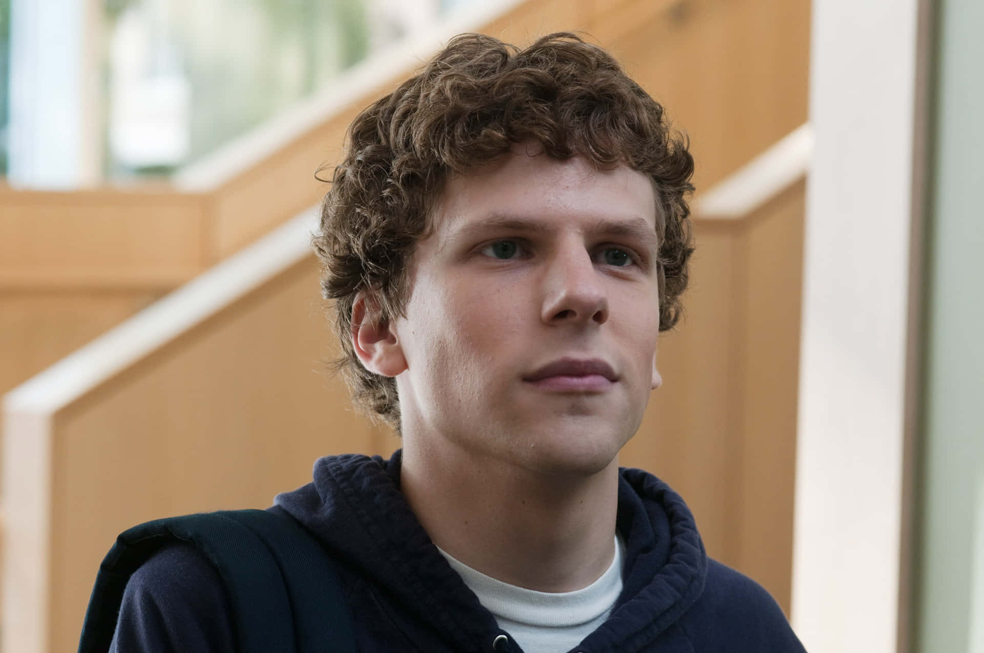 Jesse Eisenberg Attends His Movie Premier Wallpaper