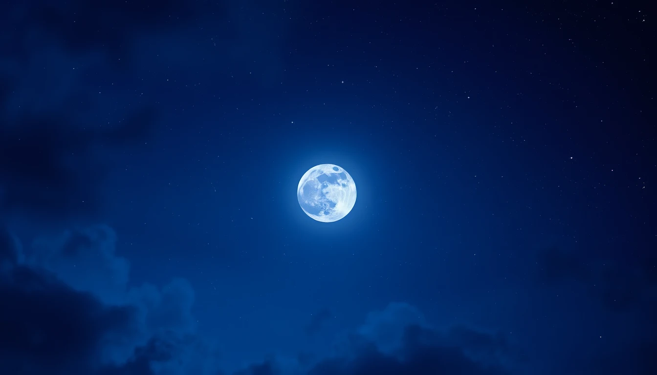 Stars And Moon Wallpaper