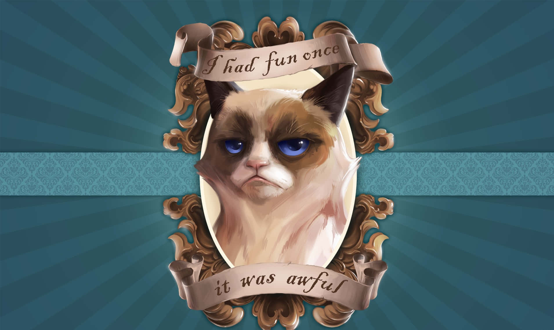 Grumpy Cat Background Wallpaper