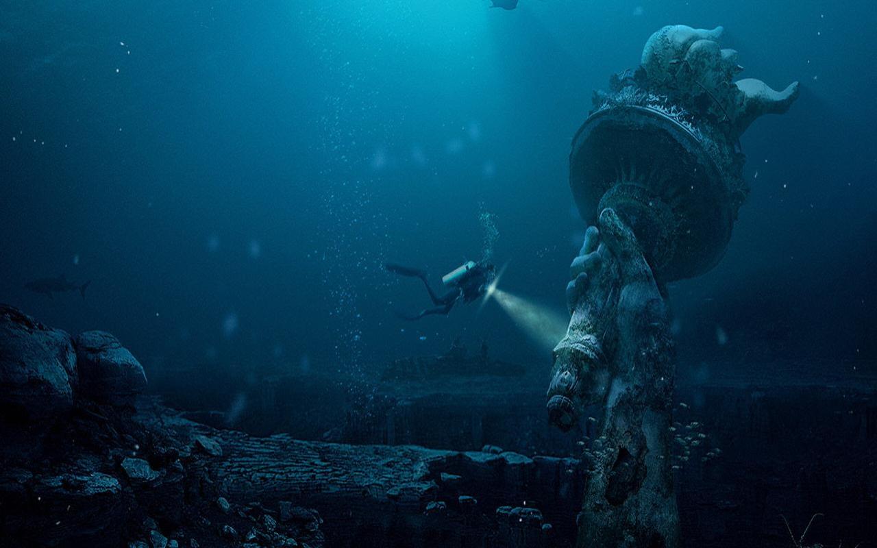 scuba diving underwater HD Wallpaper