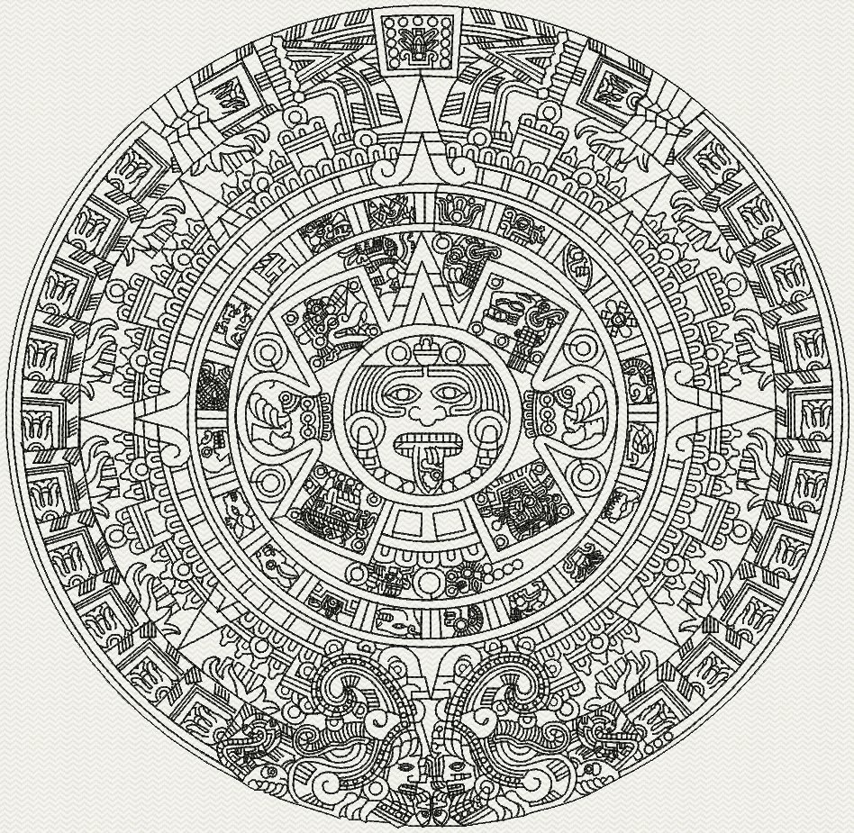 Aztec Calendar By Luinks