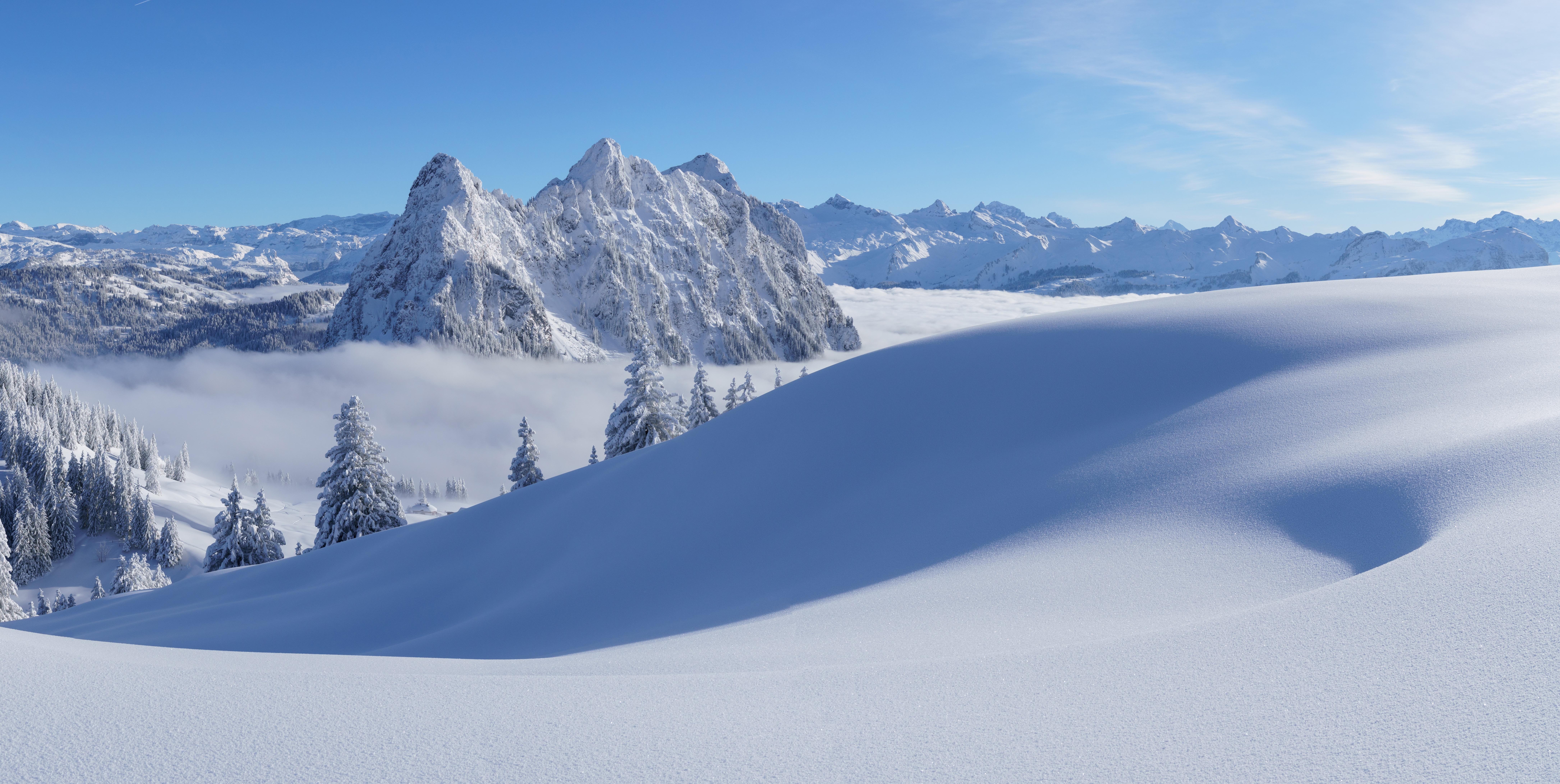 Nature Alps Mountain 8k Ultra HD Wallpaper