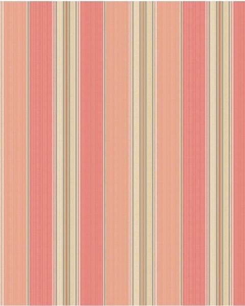Wa7784 Waverly Classics Pink Lovers Lane Striped Wallpaper