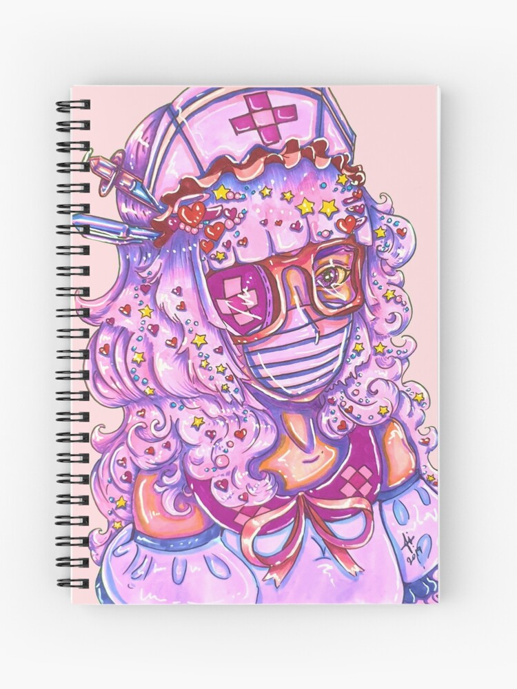 Princess Bubblegum Harajuku Style In Pink Background Spiral