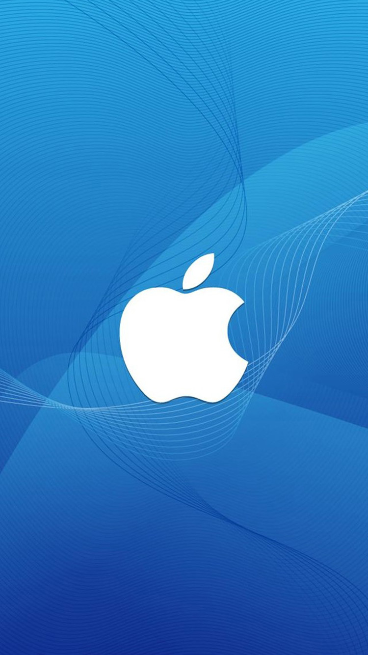 White Apple Logo iPhone Wallpaper HD