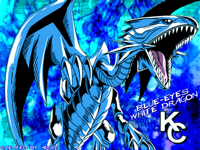 Blue Eyes White Dragon Wallpaper By Aesd Fan Art
