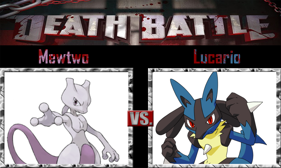 Mewtwo vs Lucario by SonicPal on