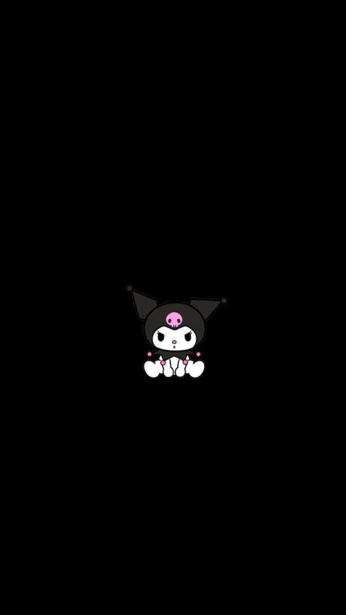 Dark Hello Kitty Thing iPhone Wallpaper