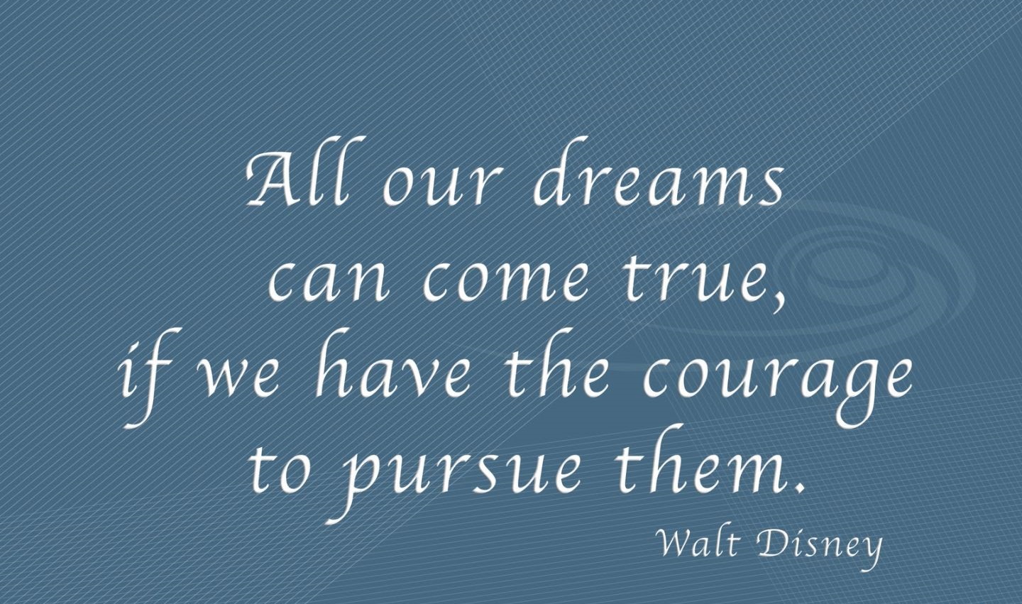 Wallpaper with Quote on Dreams By Walt DisneyDont Give Up World Dont 1440x851