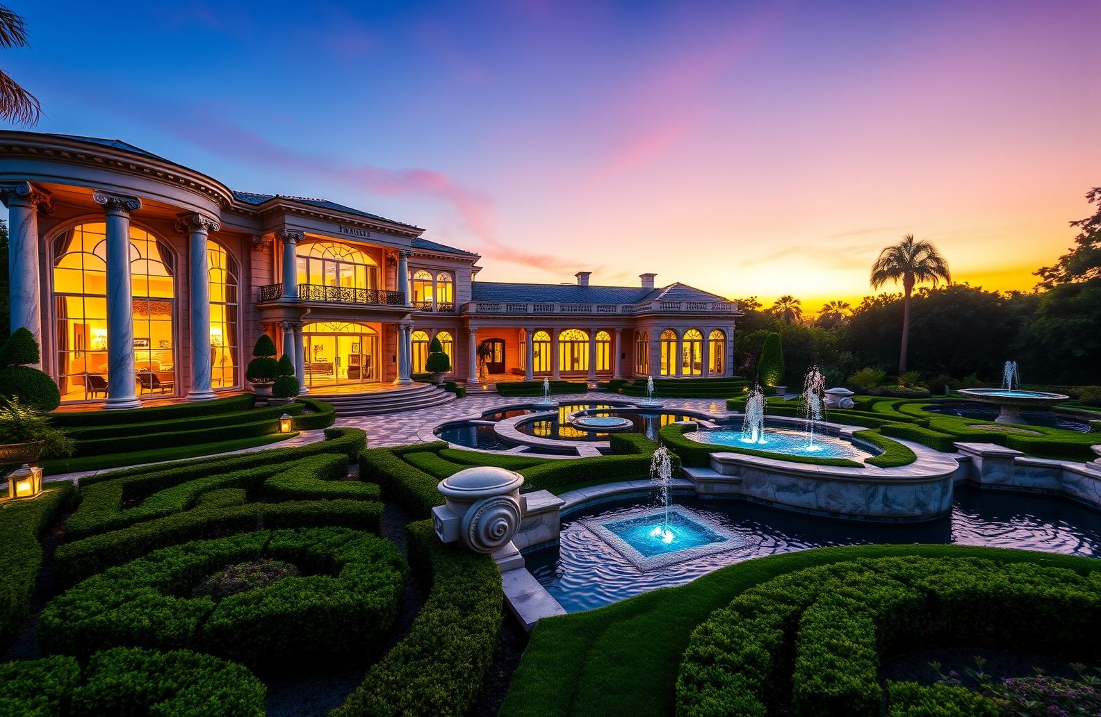 Luxury Mansion Wallpaper