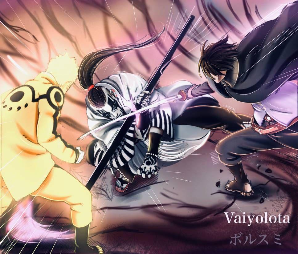 Naruto Sasuke Vs Jigen By Vaiyolota Uzumaki