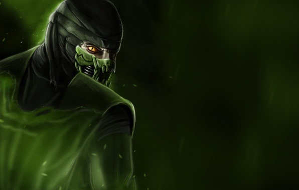 Mortal Kombat Reptile Lizard Green Slime Wallpaper