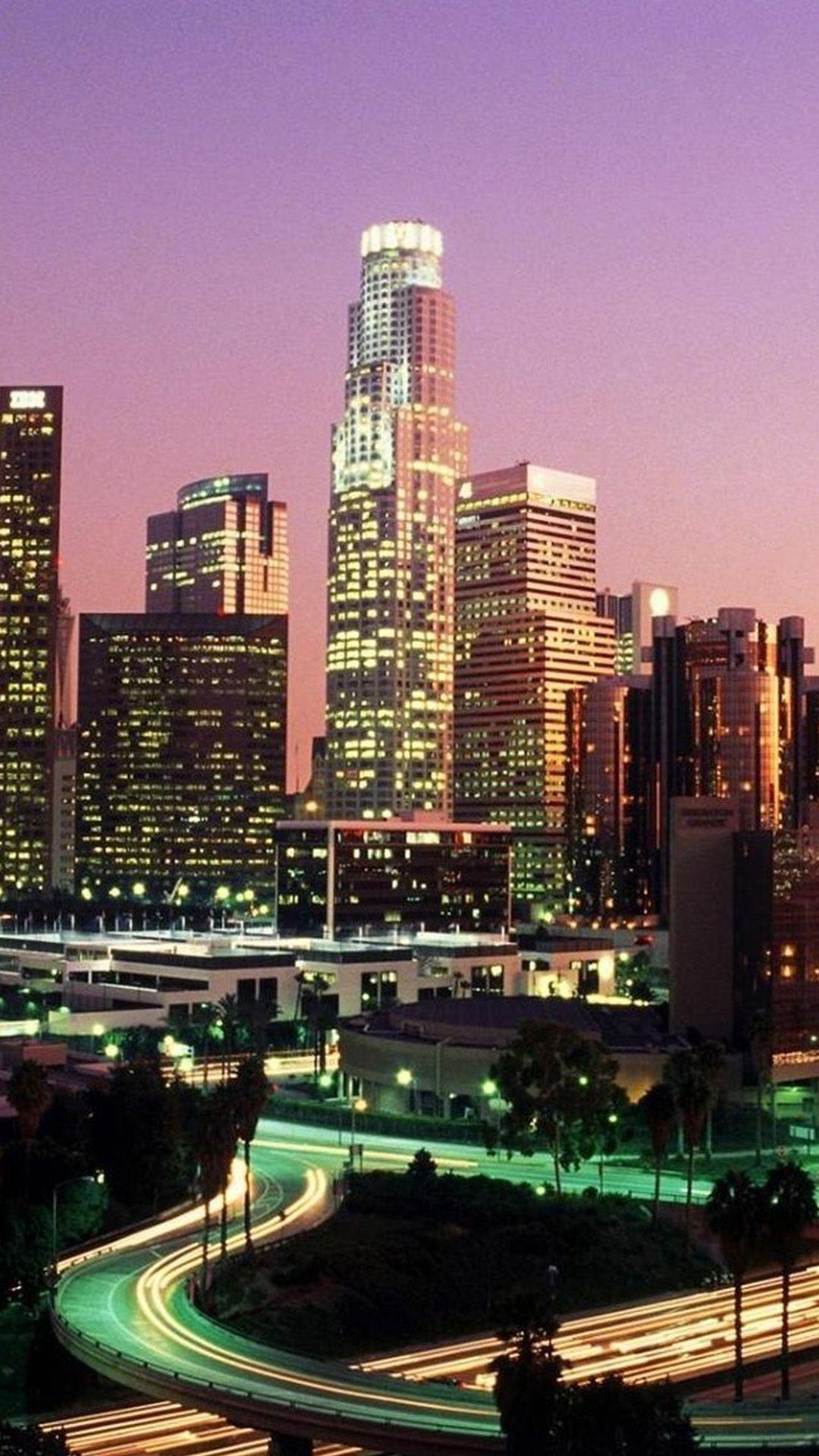 City iPhone Wallpaper Plus Los Angeles