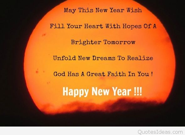 Religious Happy New Year Sayings Quotes Wishes