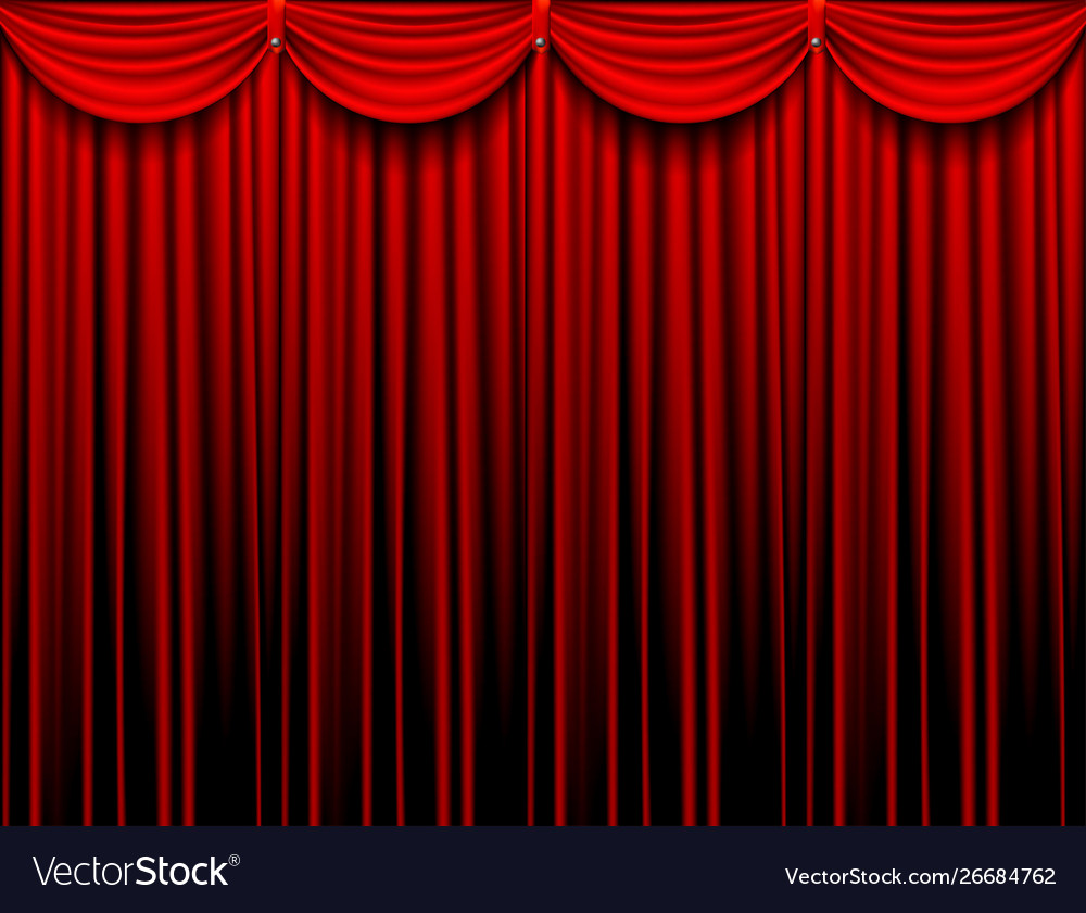 Abstract Drake Red Curtain Background Royalty Vector