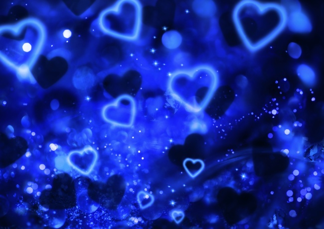 Blue Heart Background Pictures Bubble Star Of Stars