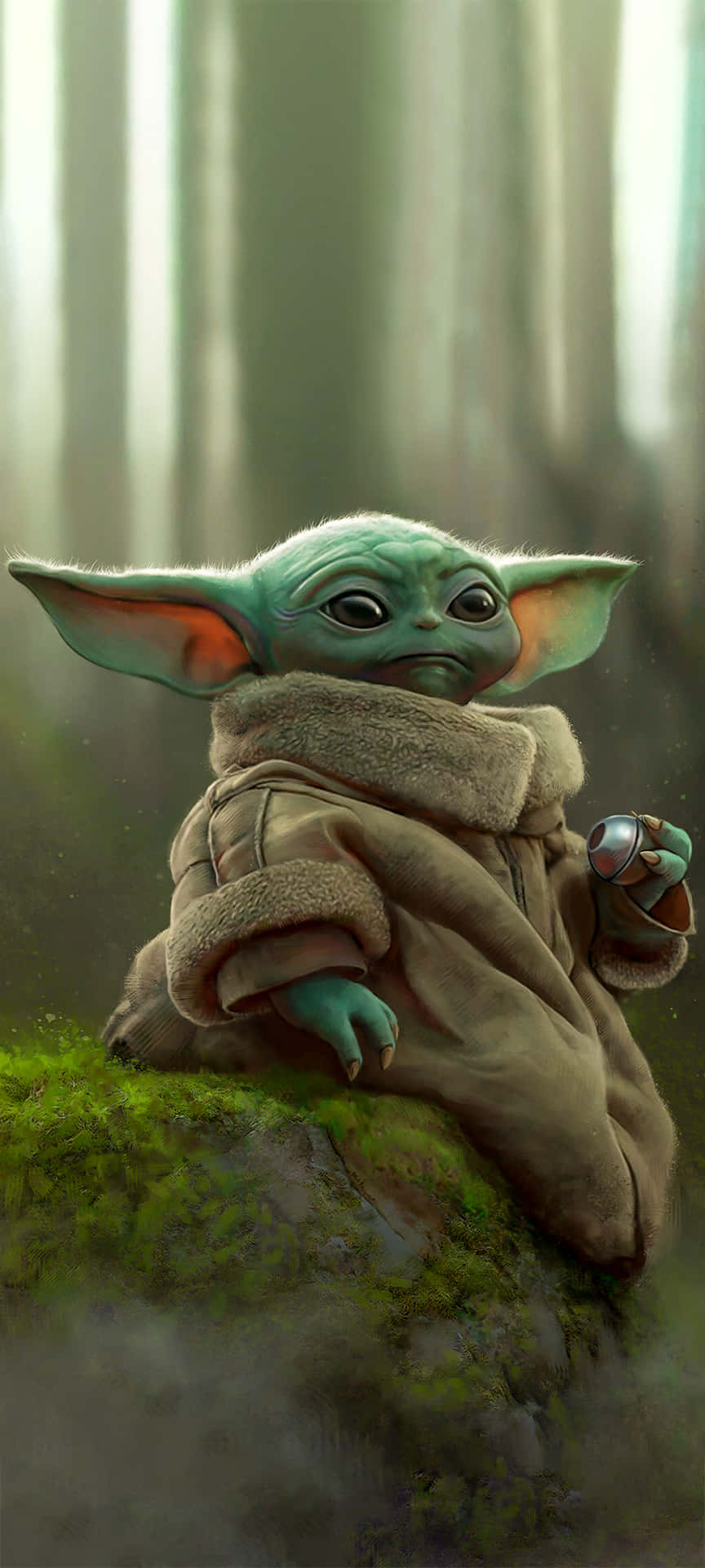 Baby Yoda iPhone Wallpaper