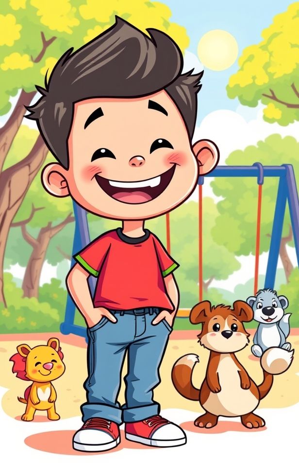 Cartoon Boy Wallpaper