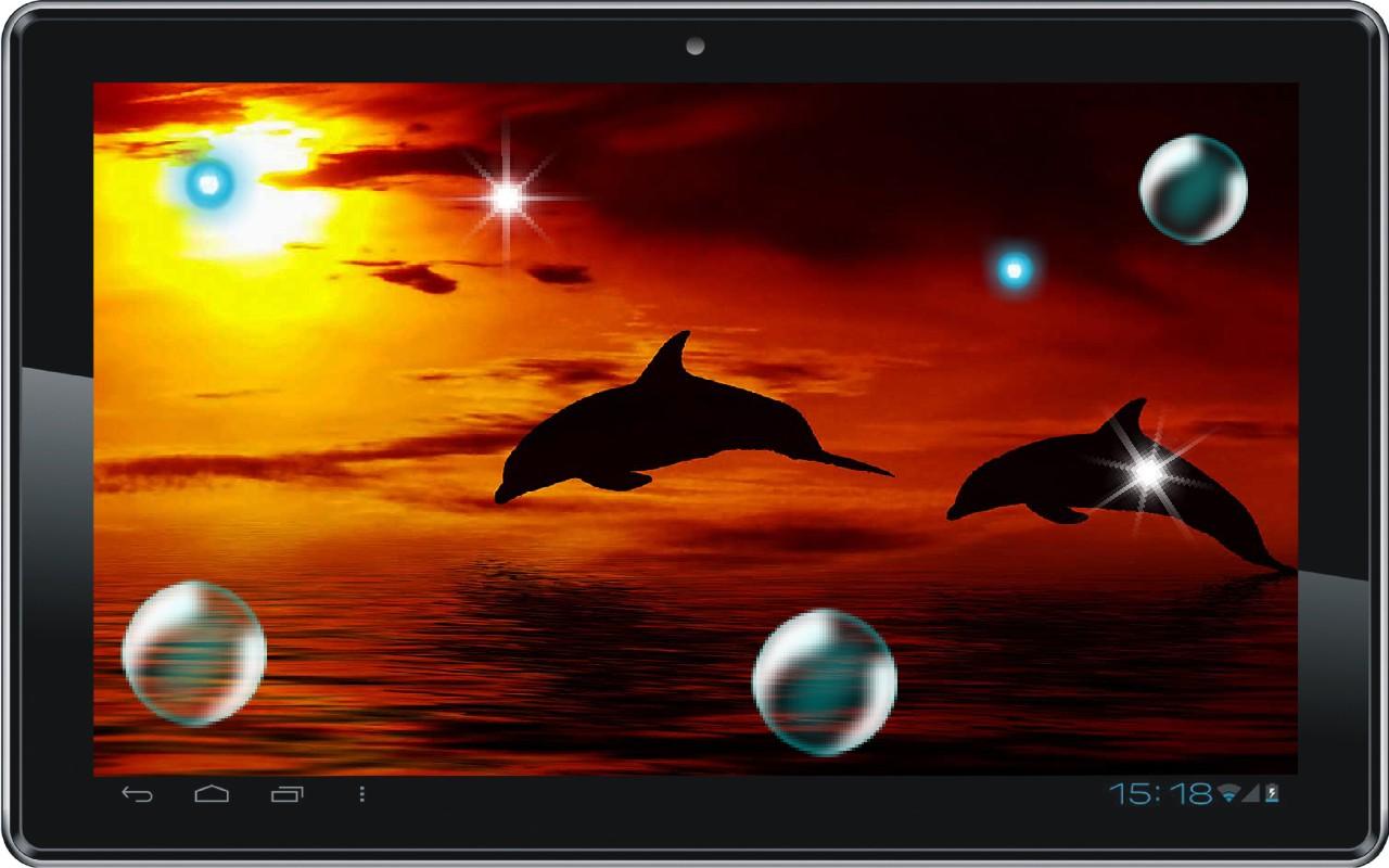 Dolphin Sunset Live Wallpaper Android Apps On Google Play