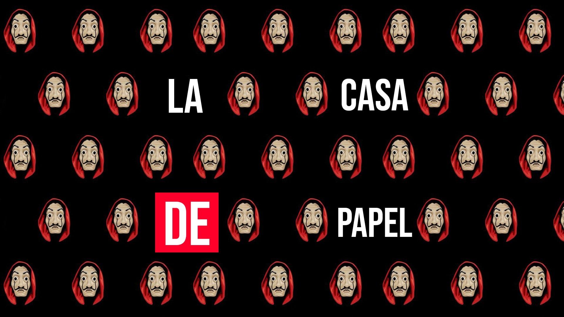 Money Heist Mask Wallpaper