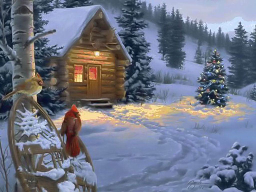 Christmas Country Wallpaper HD Background