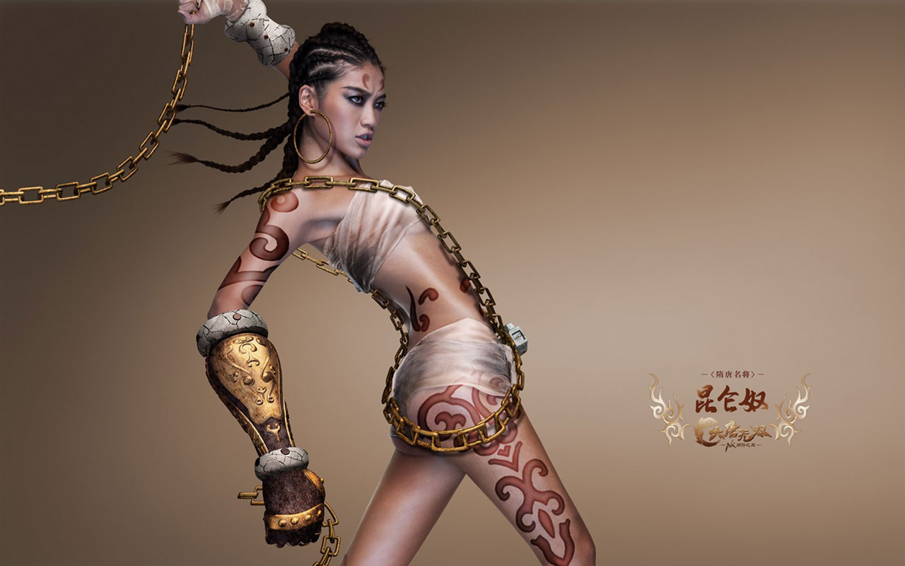 Warriors Body Painting Game Wallpaper