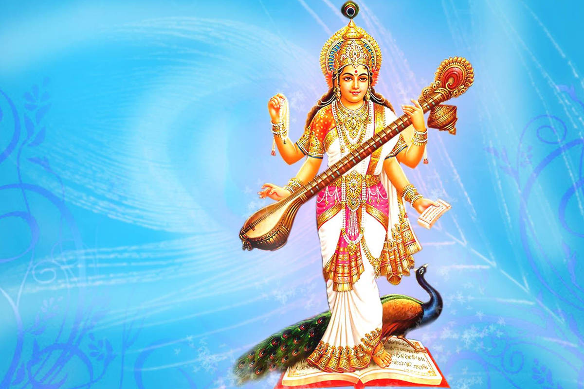 Saraswati Mata Wallpaper
