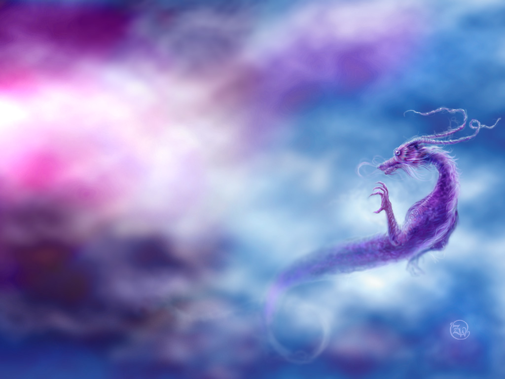Purple Dragon By Zachlost