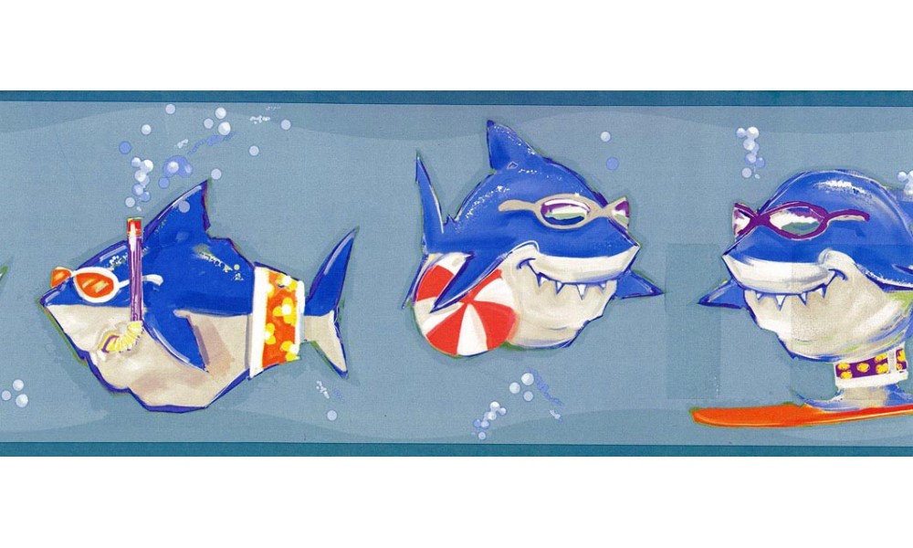 Free download Home Fish Wallpaper Border KJ0315 [1000x600] for your