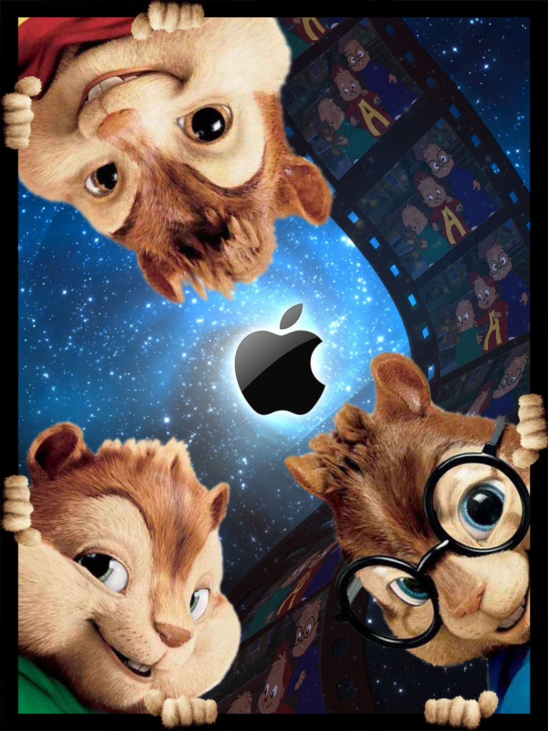 Chipmunks iPad Wallpaper By Rafaelcastro14