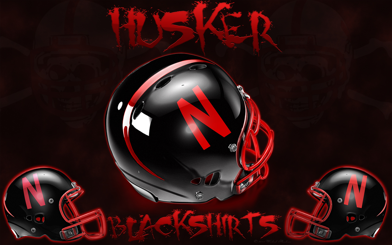 Husker Blackshirts Black Helmets Alt Wallpaper