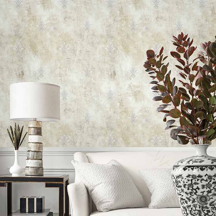 Indian Style Pure Paper Wallpaper, Living Room Wallpaper Design India