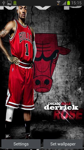 Derrick Rose HD Live Wallpaper App For Android By Unlimited Fun With