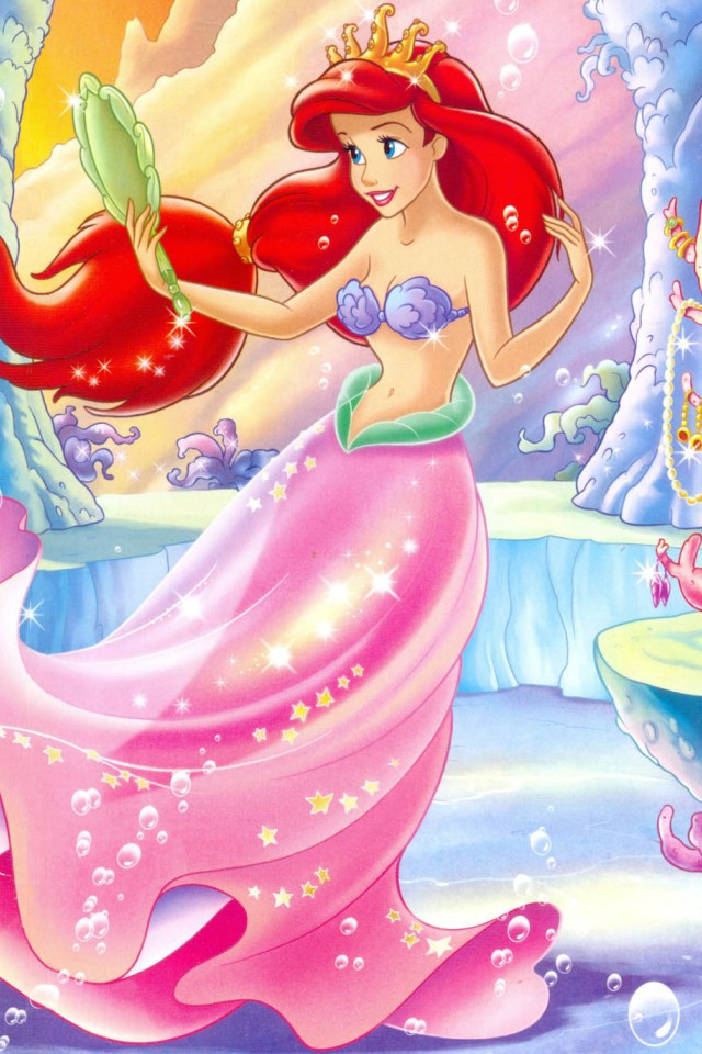 Disney Princess Ariel iPhone Wallpaper