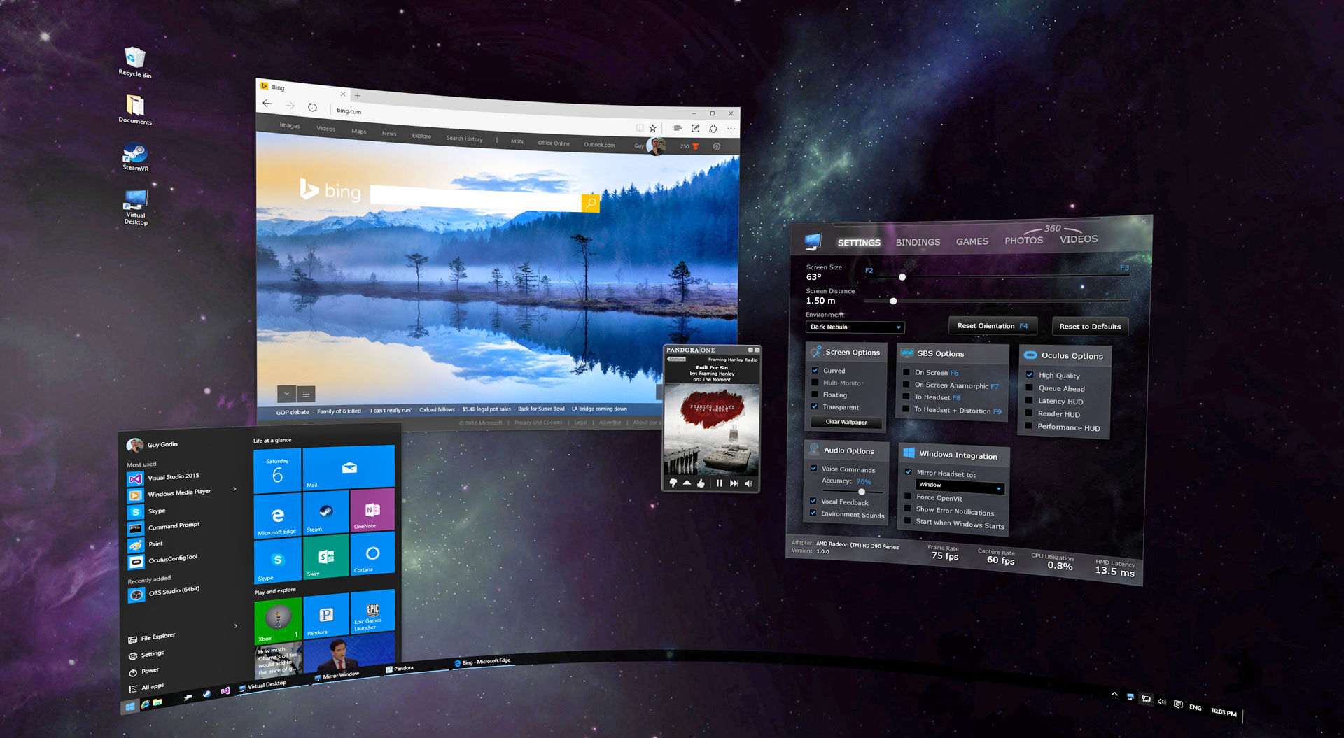 Virtual Desktop For Vr Is A Glimpse At Future Without