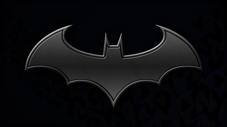 Batman Black And White Logo Wallpaper By