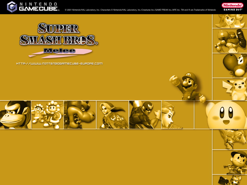 Collage Super Smash Brothers Melee