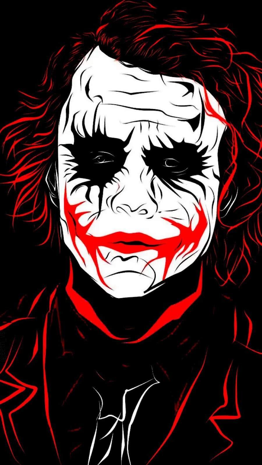 Joker Dark iPhone Wallpaper