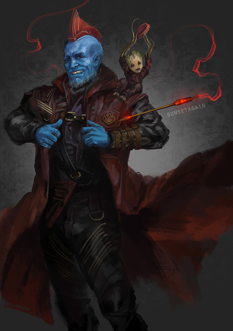 Yondu And Groot By Sunsetagain