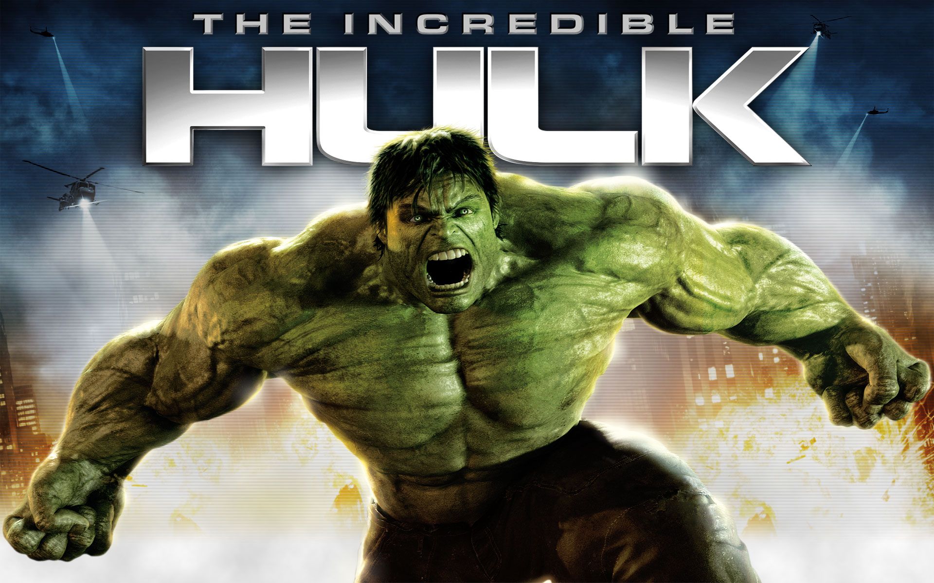 The Incredible Hulk Movie Walpaper Widescreen HD Wallpape