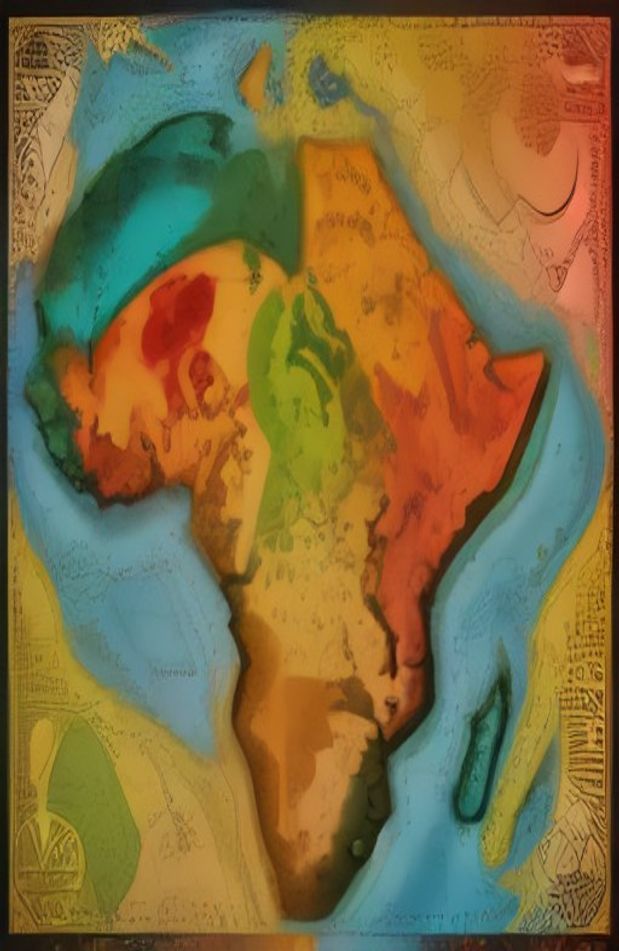 Africa Map Wallpaper