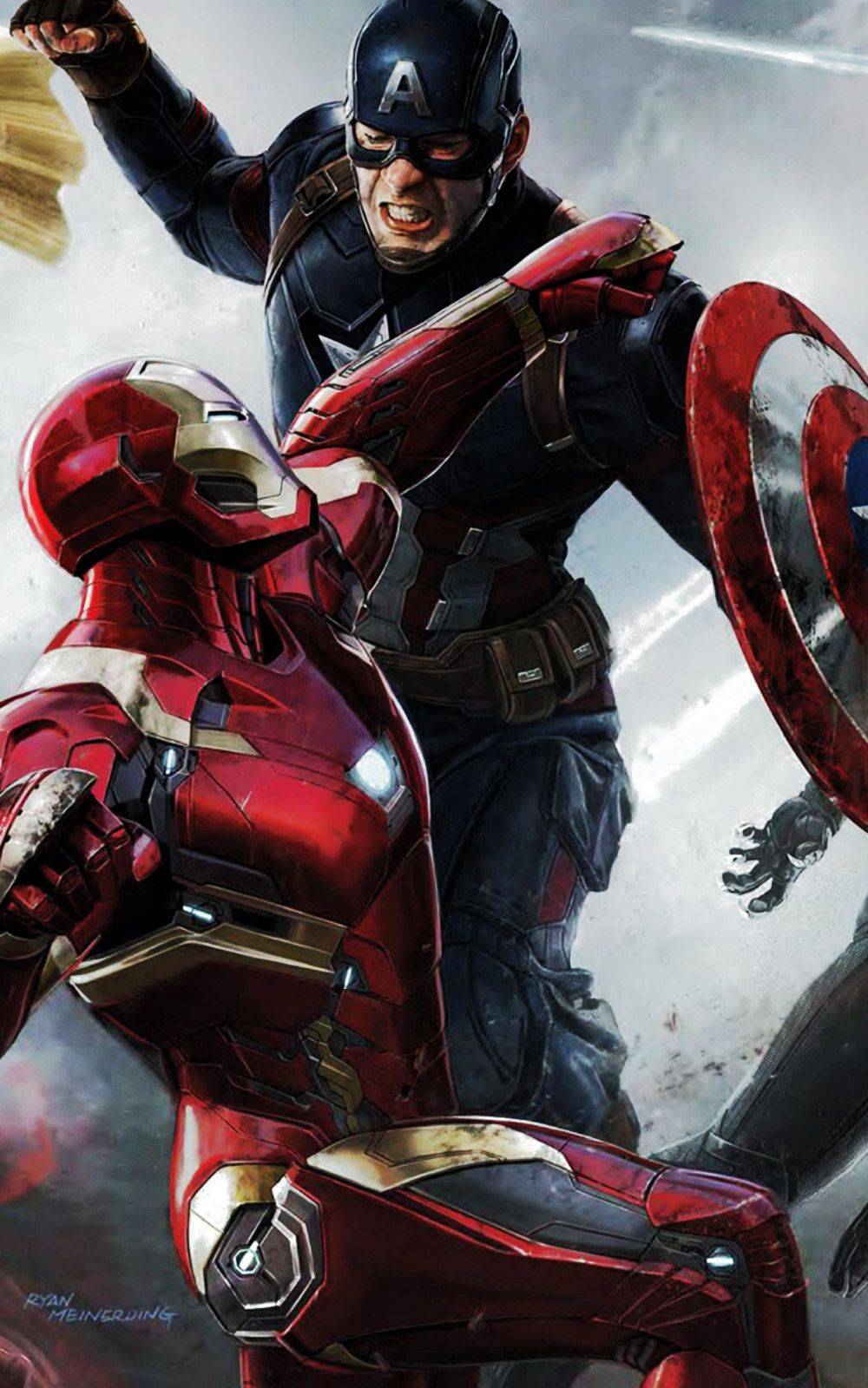 Captain America Civil War iPhone Wallpaper