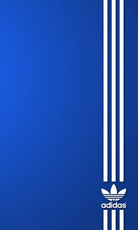 Adidas Logo Original Blue HD Wallpaper For iPhone Is A