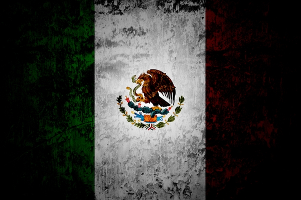 Mexico Flags Dirty Wallpaper