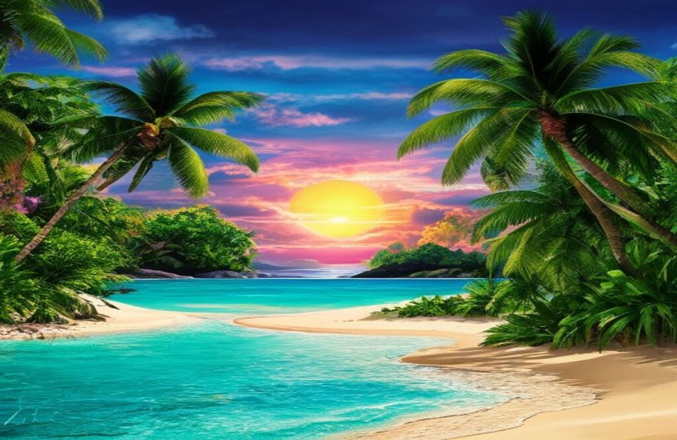 Tropical Island Wallpaper Screensavers