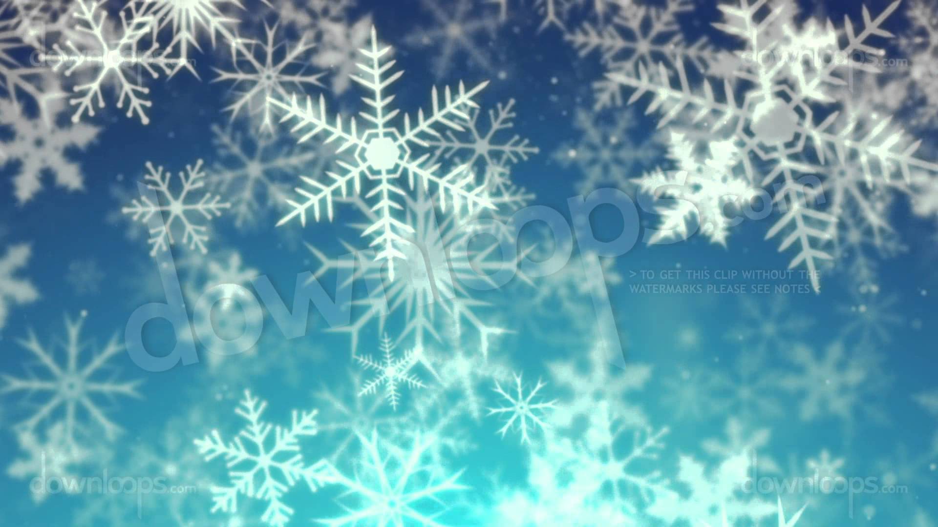 Snowy Snow Christmas Video Loop Animated Motion Background
