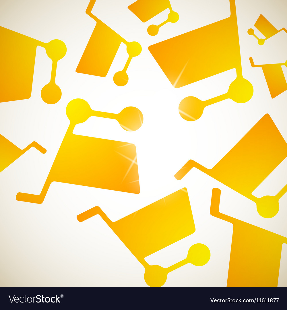 Abstract Background Trolley Royalty Vector Image
