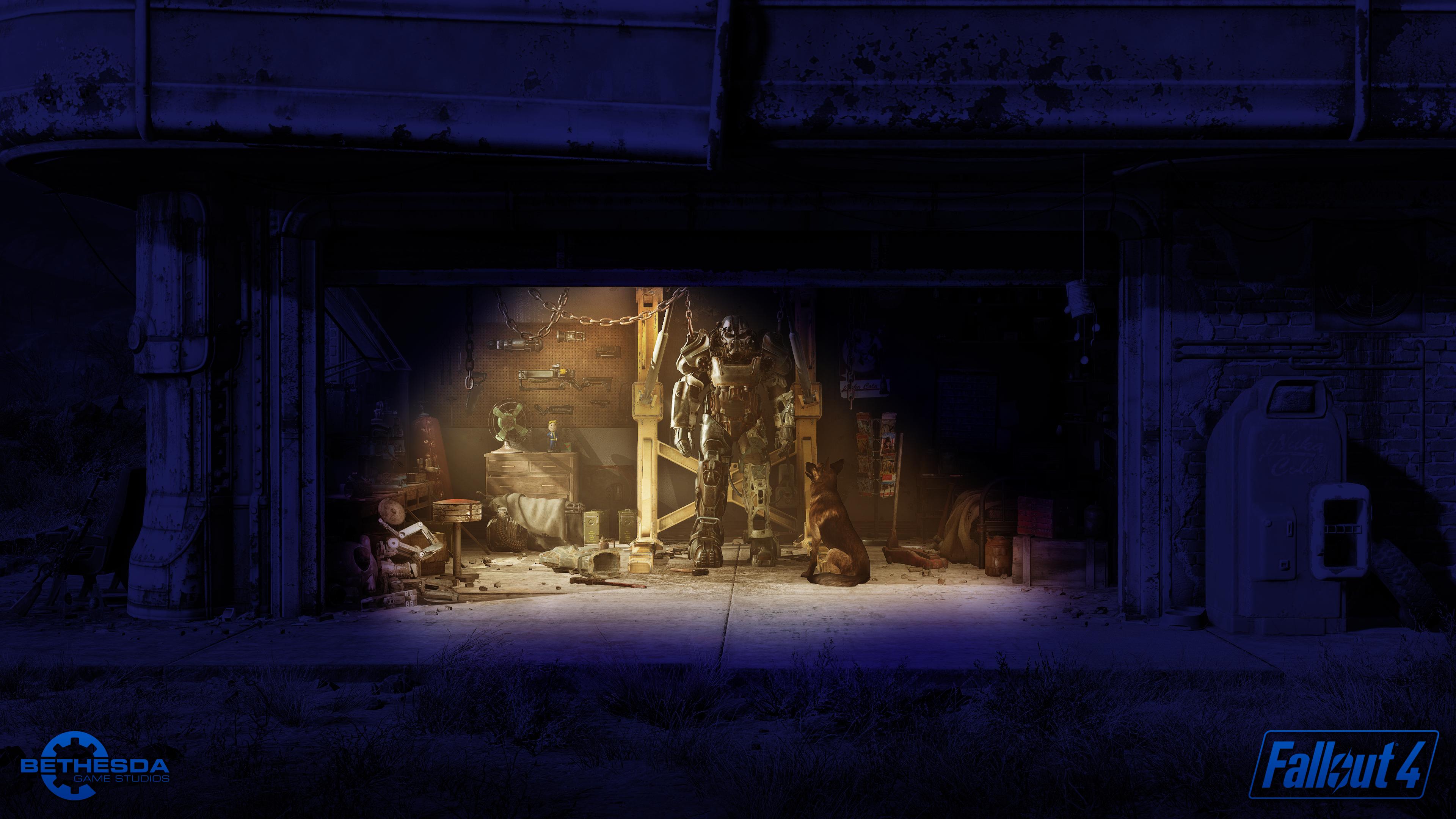 Fallout Garage Wallpaper Full HD Festival
