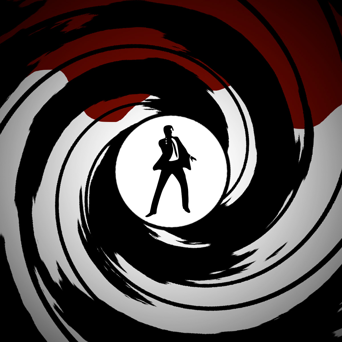 James Bond Gun Barrel Background Wallpaper Xps