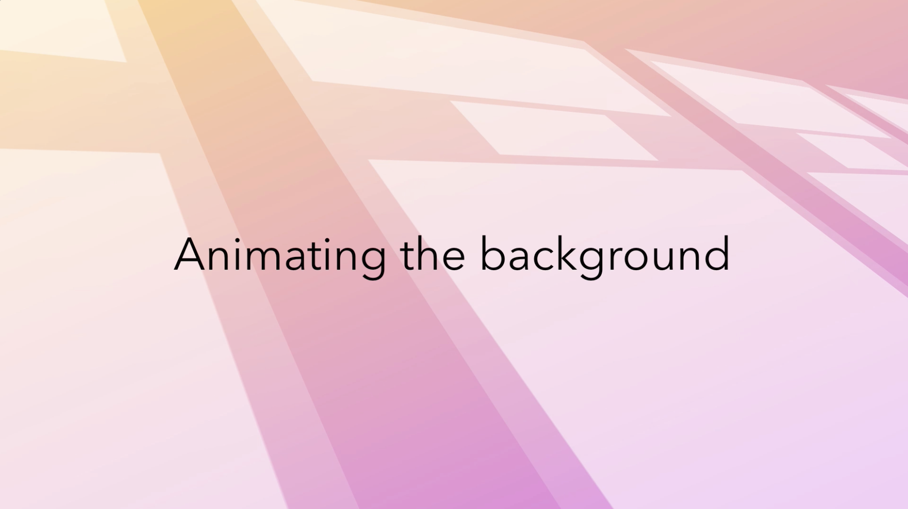 Animating The Background Css Animation